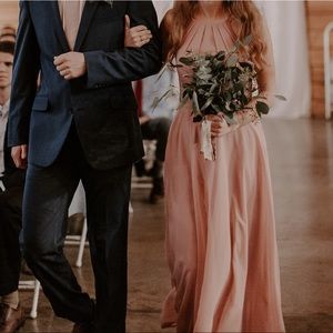 Azazie dusty rose size 4 “Melinda”